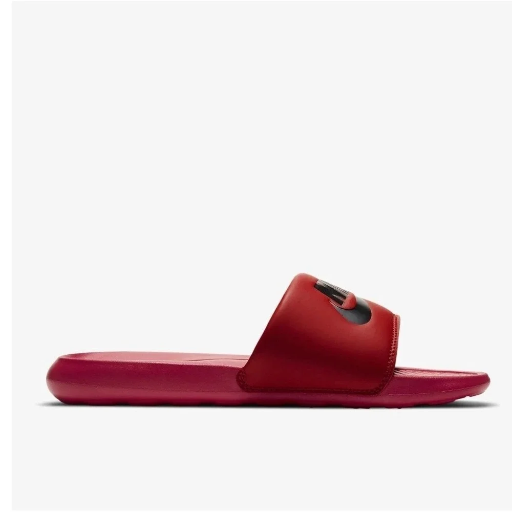 Nike Victori One Slide‎ Men's Size 12 University Red/Black (CN9675 600)